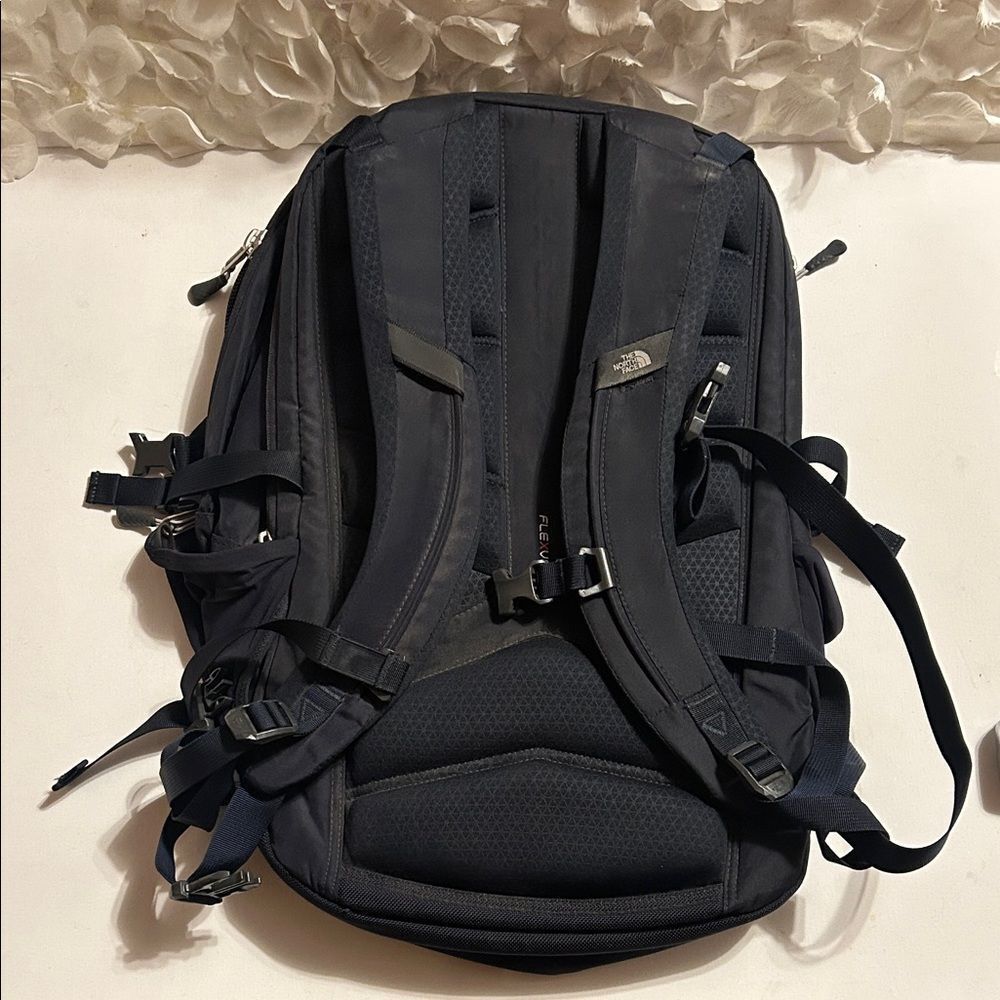 The North Face Black and Navy Backpack - Picture 2 of 7